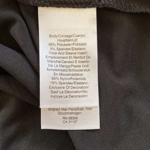 DKNY POLISHED NATURE 🖤BLACK🖤 MESH LONG SLEEVE PULLOVER TOP SIZE SMALL 🌟NWT🌟 - Picture 13 of 16